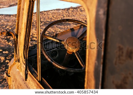 Abandoned car