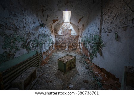 Abandoned cell from Eastern State Penitentiary