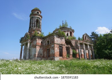 Abandoned Church In The Field 