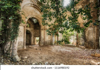 Abandoned church in Italy - Shutterstock ID 1116980192