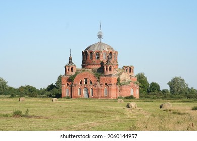 An Abandoned Church In A Wheat Field