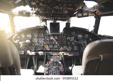 Abandoned cockpit aircraft