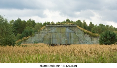 Abandoned Cold War Soviet Era Concealed Military Aircraft Hangar, Mimoň, Czech Republic