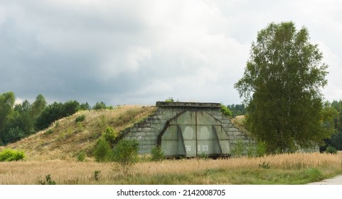 Abandoned Cold War Soviet Era Concealed Military Aircraft Hangar, Mimoň, Czech Republic