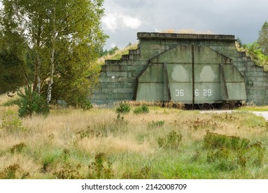 Abandoned Cold War Soviet Era Concealed Military Aircraft Hangar, Mimoň, Czech Republic