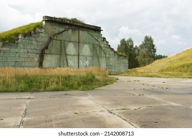 Abandoned Cold War Soviet Era Concealed Military Aircraft Hangar, Mimoň, Czech Republic