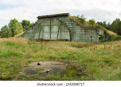 Abandoned Cold War Soviet Era Concealed Military Aircraft Hangar, Mimoň, Czech Republic