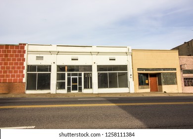 Abandoned Commercial Retail Store Fronts