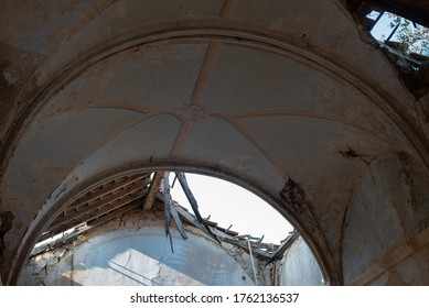 Abandoned And Derelict Church In Spain