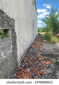 Abandoned Destroyed Building In The Middle Of Nowhere 