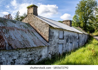 Abandoned And Empty Irish Cottage In The Countryside Of West Cork 