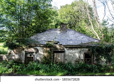 Abandoned And Empty Irish Cottage In The Countryside Of West Cork 