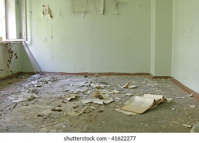 abandoned empty room