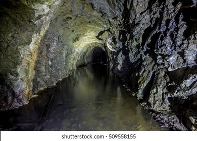 Abandoned Flooded Nickel Mine In Nickel, Adygeya