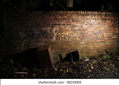 Graffiti Wall Night Images Stock Photos Vectors Shutterstock