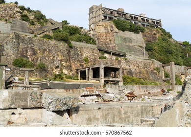 Abandoned Gunkanjima Island In Japan