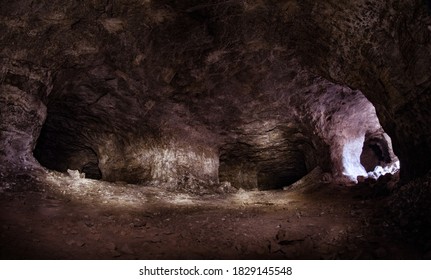 Abandoned Gypsum Mine In Donetsk Region, Ukraine