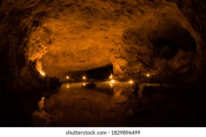 Abandoned Gypsum Mine In Donetsk Region, Ukraine