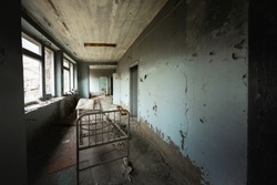 Medical Sanitary Unit № 126, abandoned ghost town Pripyat in alienation ...