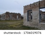 Abandoned historical building located in Fort Laramie, Wyoming 