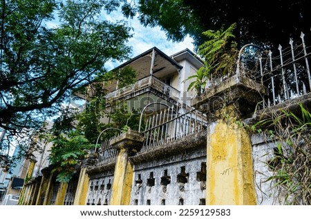 Abandoned Historical Heritage called Villa Prates in the city of Poços de Caldas, Minas Gerais - Brazil