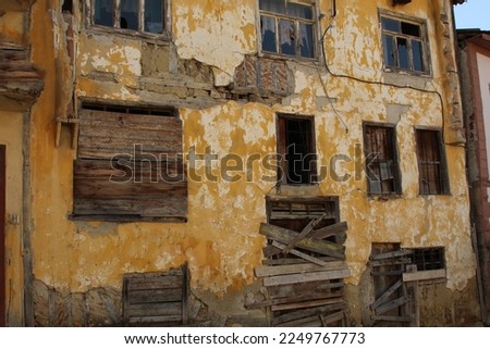 An abandoned house in the city of Havza. High quality photo Stock fotó © 
