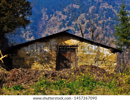 An abandoned house Garhwal Himalayas tells the story of mass migration in Uttarakhand state of India.