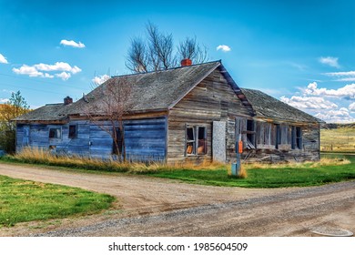 An Abandoned House Here In Montana.
