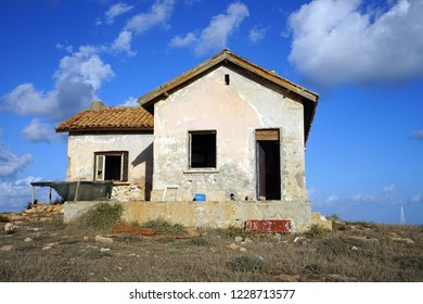 Abandoned House On The Coast Of North Cyprus