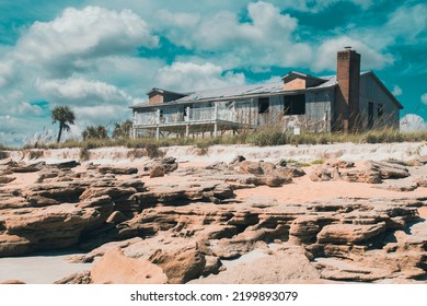 An Abandoned House On The Coast Of St. Augustine Florida