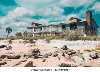 An Abandoned House On The Coast Of St. Augustine Florida