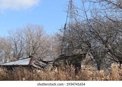 Abandoned House Outside Menomenee, Wisconsin