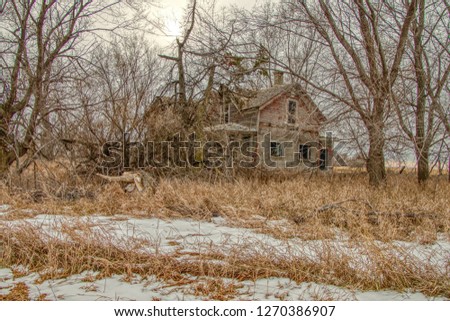 Abandoned House in Rural South Dakota