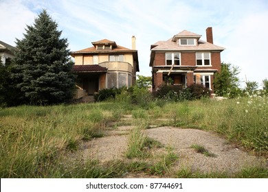 Abandoned Houses In Detroit, Michigan