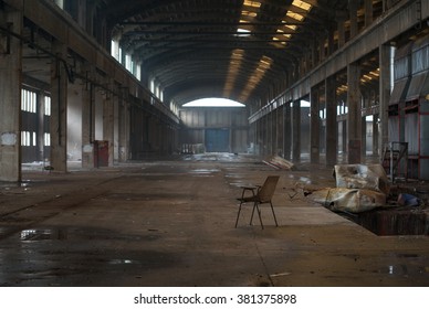 Abandoned industry hall