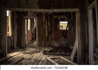 Abandoned Interior Wood House 