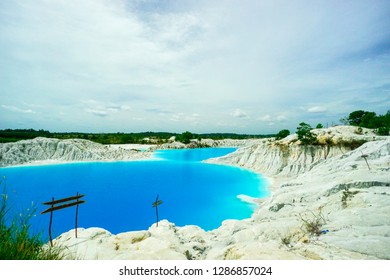 Abandoned Kaolinite Mine In Pangkal Pinang Bangka.