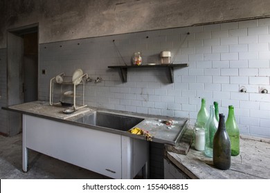 An Abandoned Kitchen In An Abandoned Place