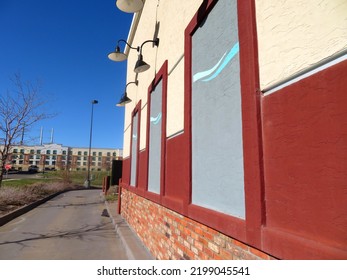 Abandoned Long John Silvers KFC Combo Restaurant - Panels In The Drive Thru (Aurora, Colorado, USA) - 04\25\2021