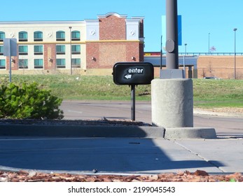 Abandoned Long John Silvers KFC Combo Restaurant - Drive Thru Entry Sign (Aurora, Colorado, USA) - 04\25\2021