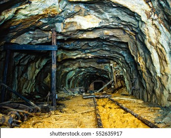 In abandoned mine