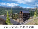 Abandoned Mining Structure Near Leadville