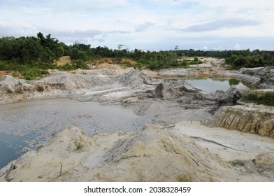 Abandoned Mining Tin Ore Area 