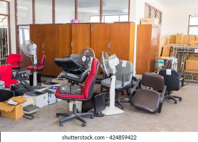 Abandoned Office Equipments