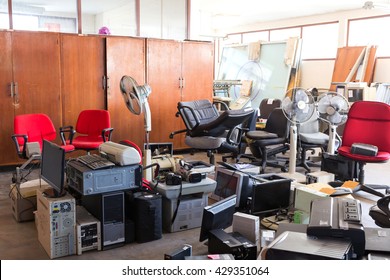 Abandoned Office Equipments