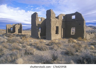 Abandoned Old Army Post In Fort Churchill State Historical Park, NV