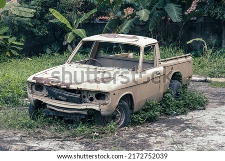 Similar – Image, Stock Photo Old rusty car Engines