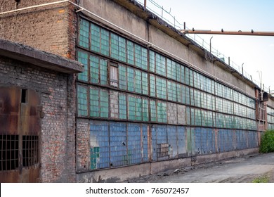 The Abandoned Old Factory Building Outside