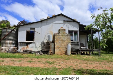 Abandoned Old Farm House In Western Australia Outback.