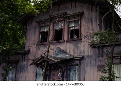 abandoned old house with no windows - Shutterstock ID 1479689360